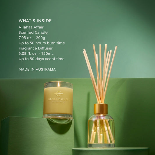 A Tahaa Affair Candle & Diffuser Gift Pack