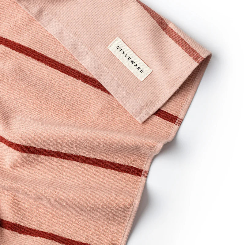 Tea Towel Between The Lines II | Berry