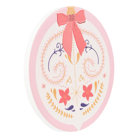 Pink Bauble Coaster