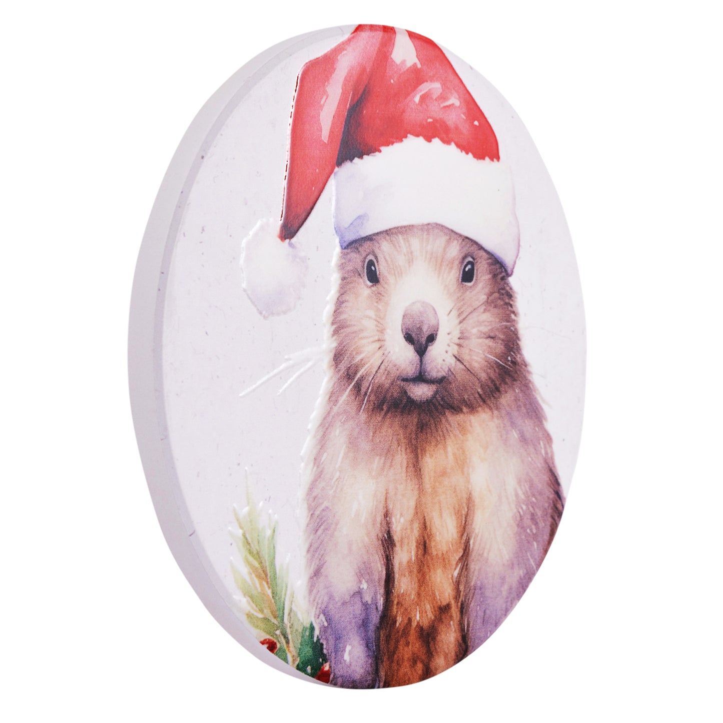 Christmas Coaster | Wombat