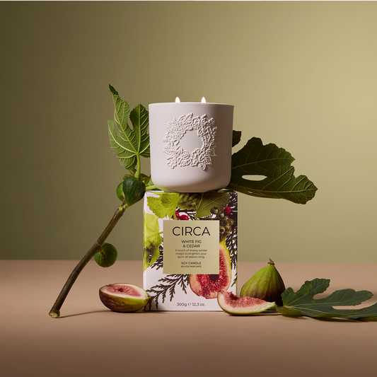 White Fig & Cedar 300g Candle