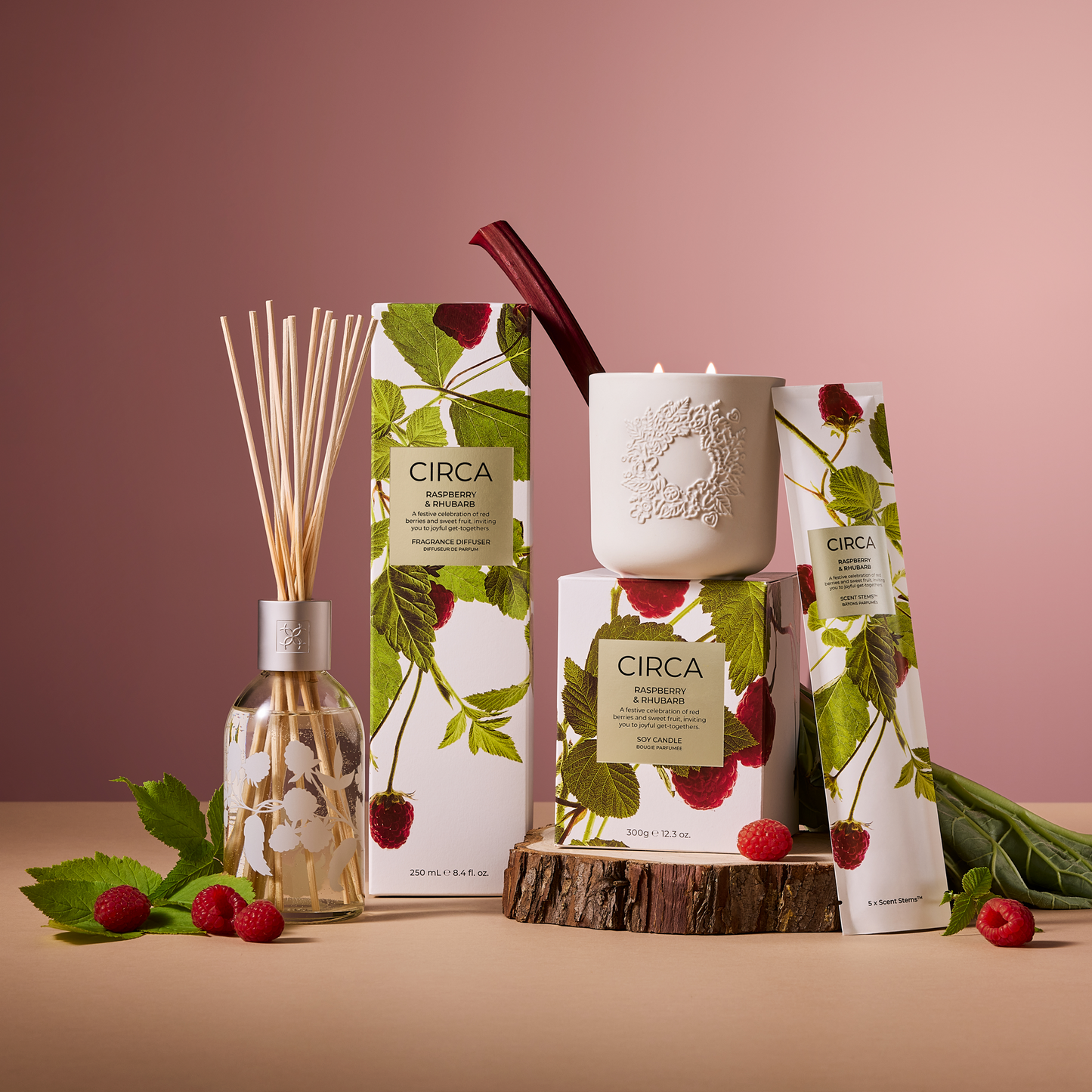 Raspberry & Rhubarb Replacement Scent Stems™