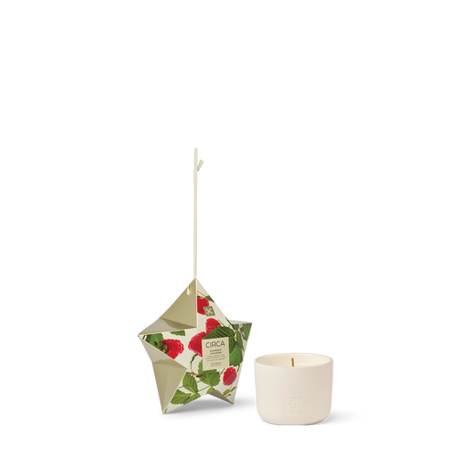 Raspberry & Rhubarb 70g Bauble Candle