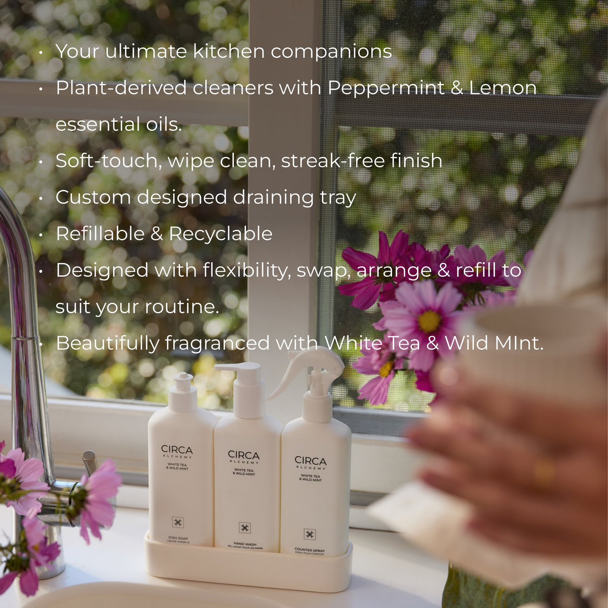 Alchemy™ Kitchen Trio Kit | White Tea & Wild Mint