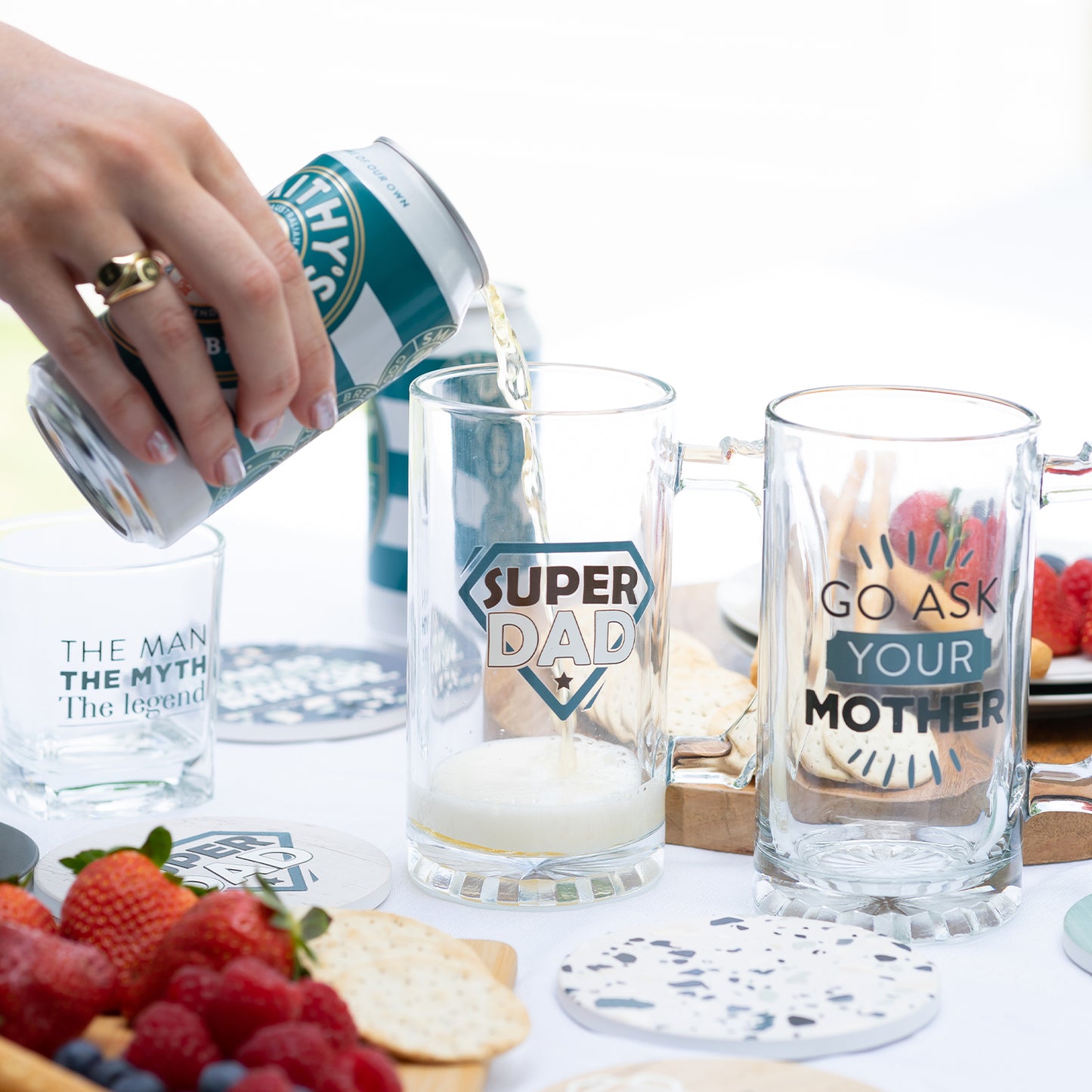 Beer Glass Tankard - Super Dad