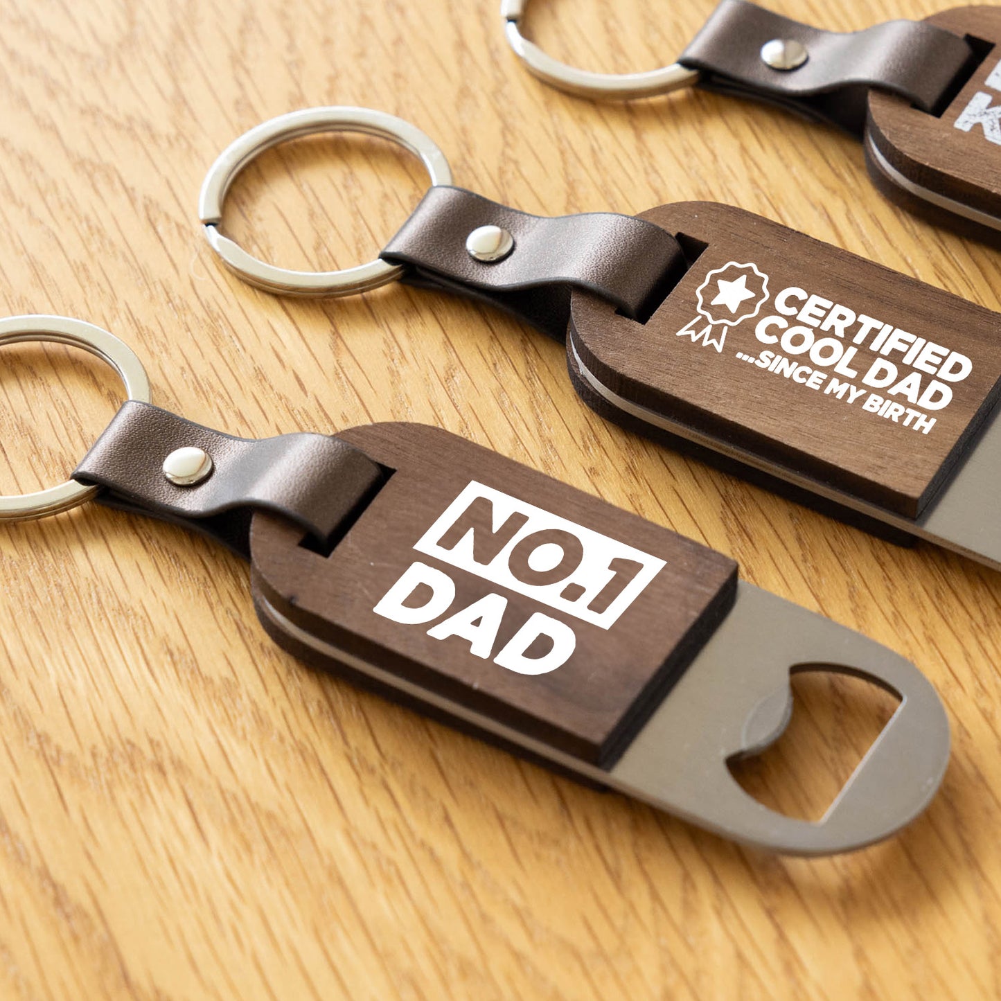 No. 1 Bottle Opener Keyring