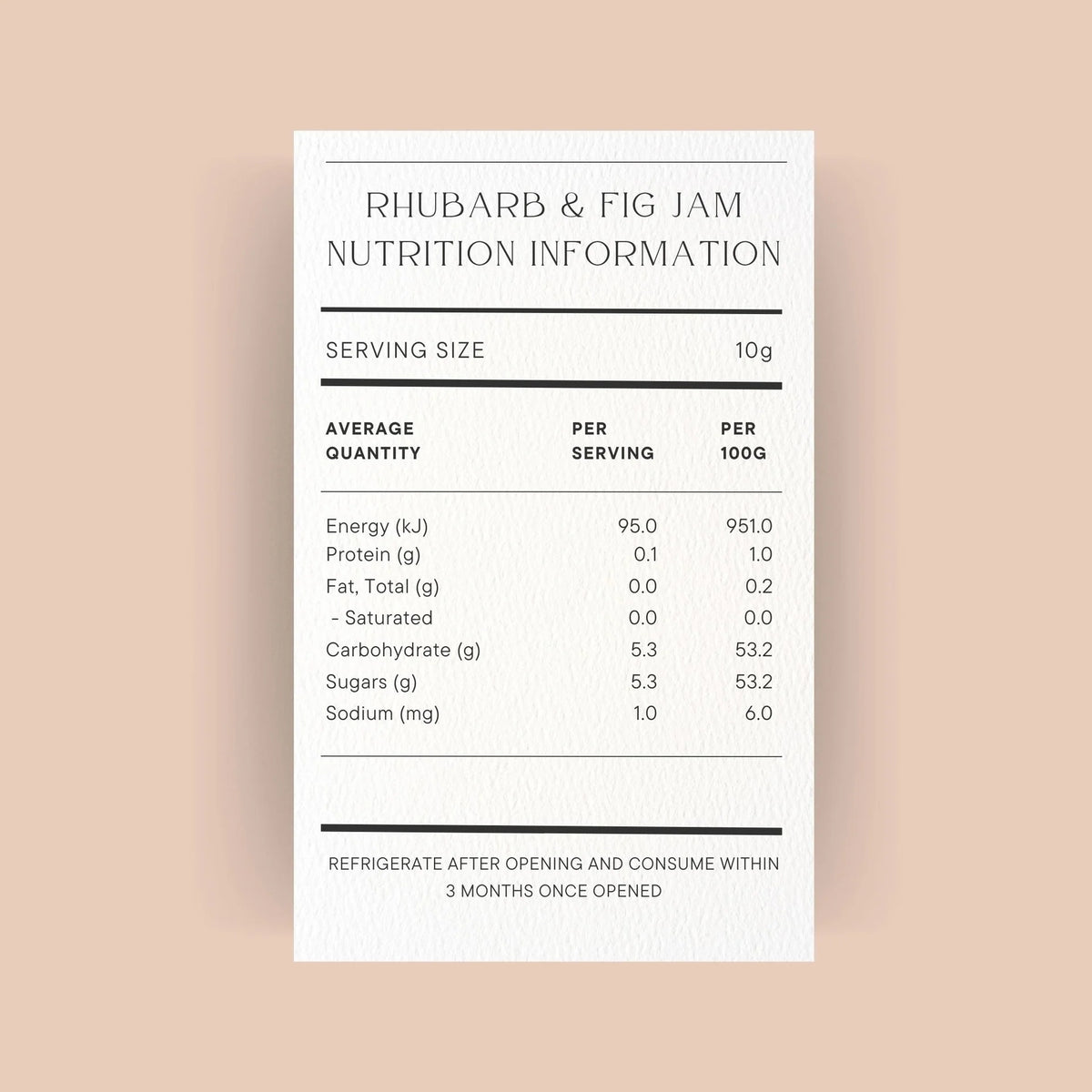 Rhubarb & Fig Jam
