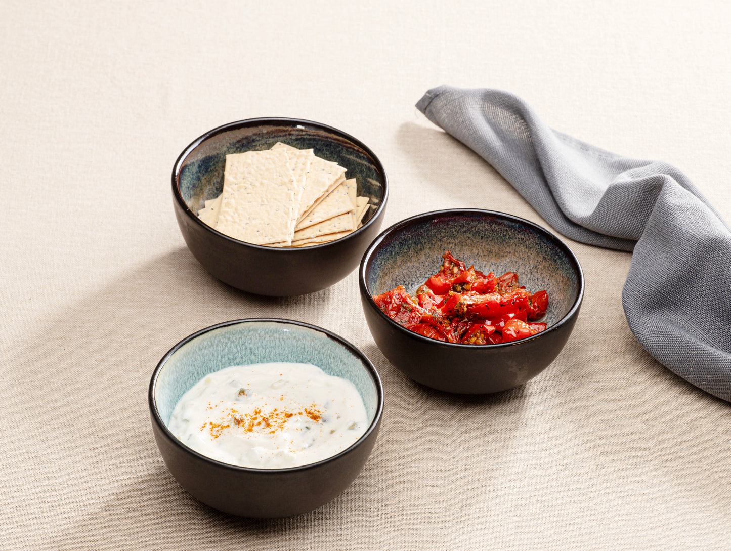 Fusion Nibbles Bowl 2pk | Teal