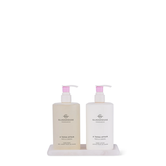 A Tahaa Affair Hand Care Duo with Tray
