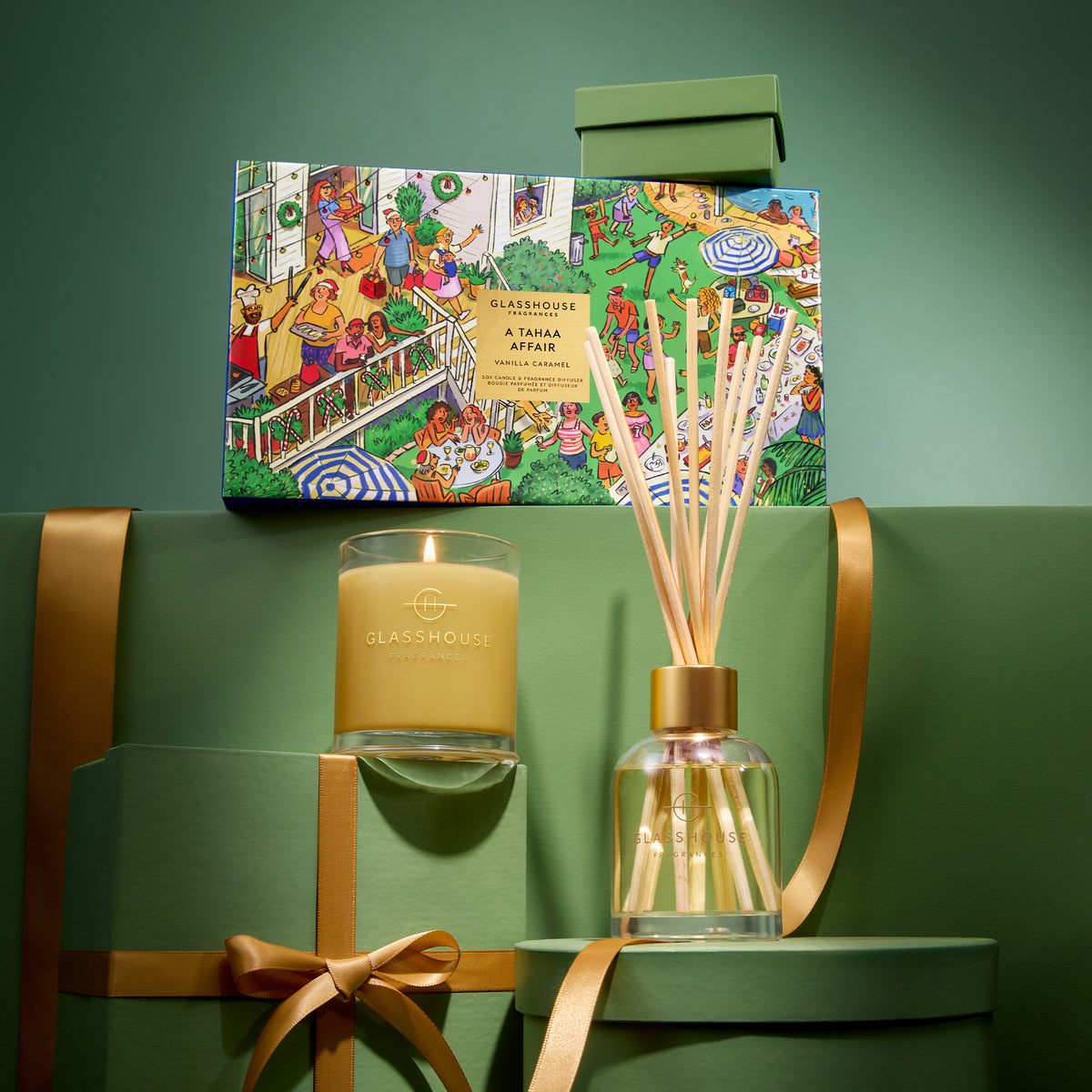 A Tahaa Affair Candle & Diffuser Gift Pack