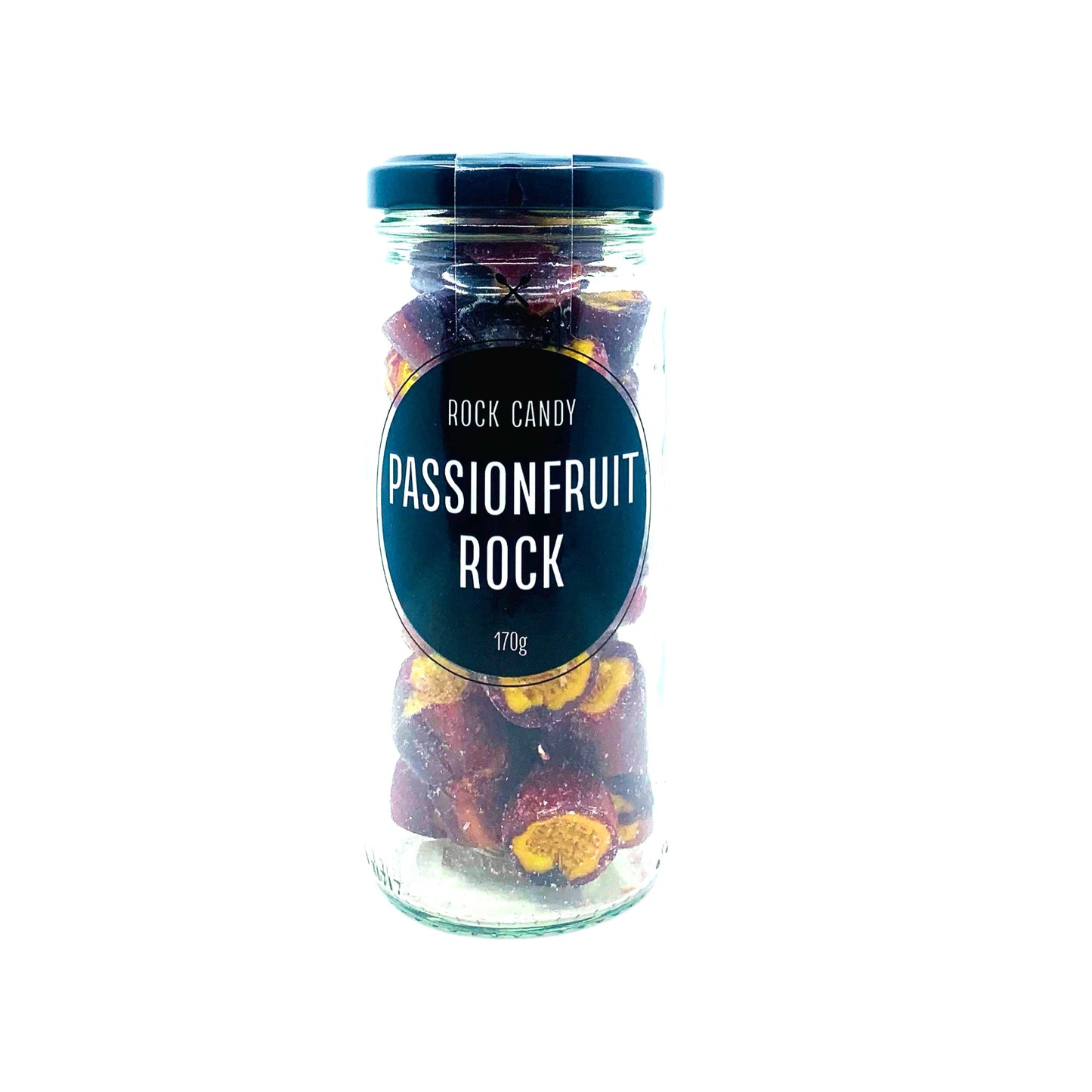 Rock Candy Jars - Passionfruit Rock 170g