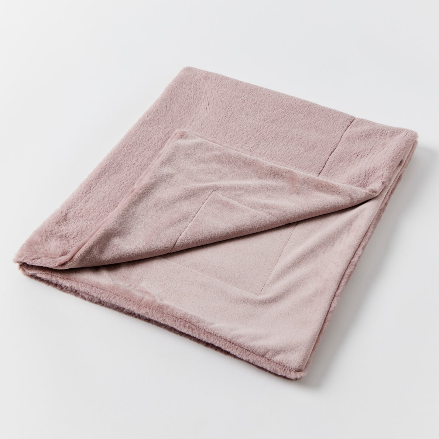 Baby Blanket Inka Faux Fur | Mauve