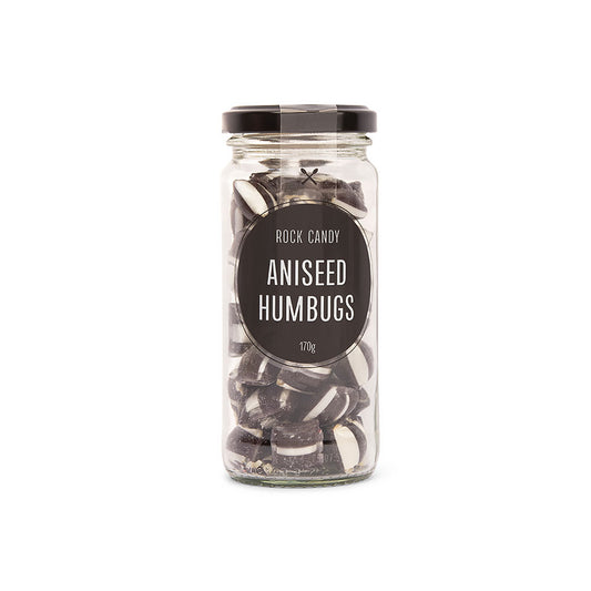 Rock Candy Jars - Aniseed Humbugs 170g