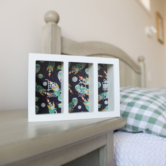 Kids Money Box | Dino Spend Save Give