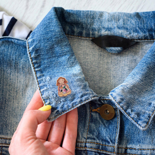 Keepsake Pin Lucky Little Ladies | Sisters