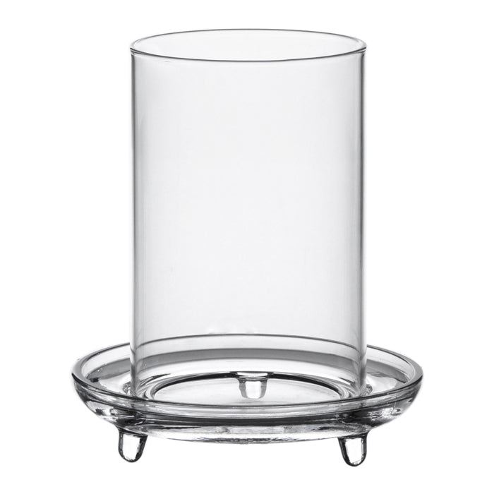 Lance Glass Hurricane Pillar Holder