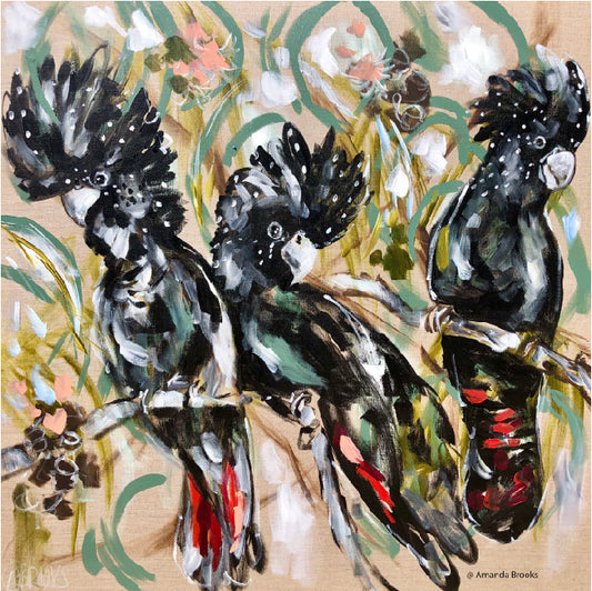 Lilli Rock Magnet - Bird Life by Amanda Brooks