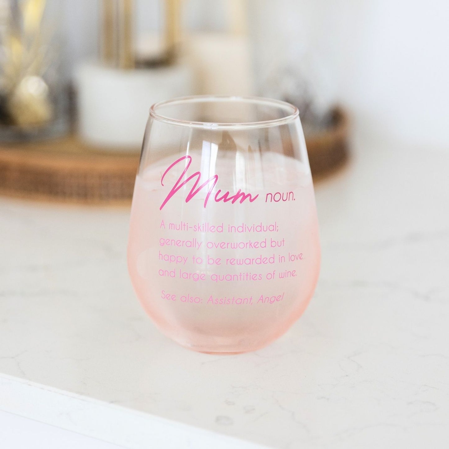 Stemless Wine Glass