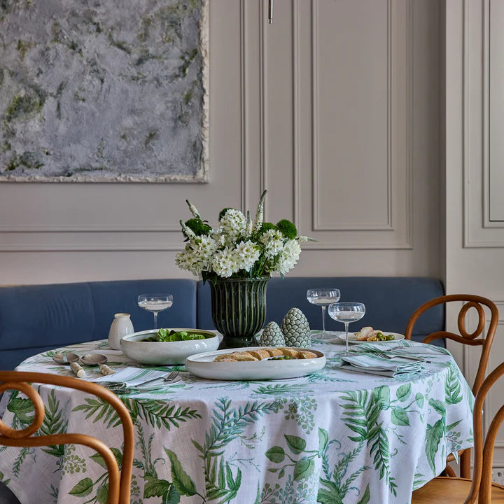 Cassie Dark Green Pedestal Vase
