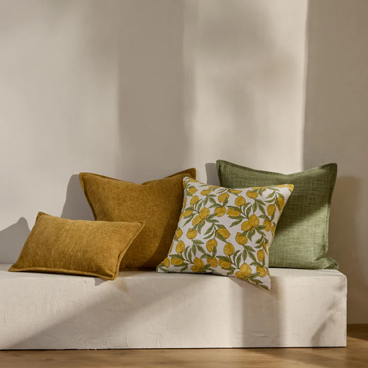 Theo Cushion | Ochre