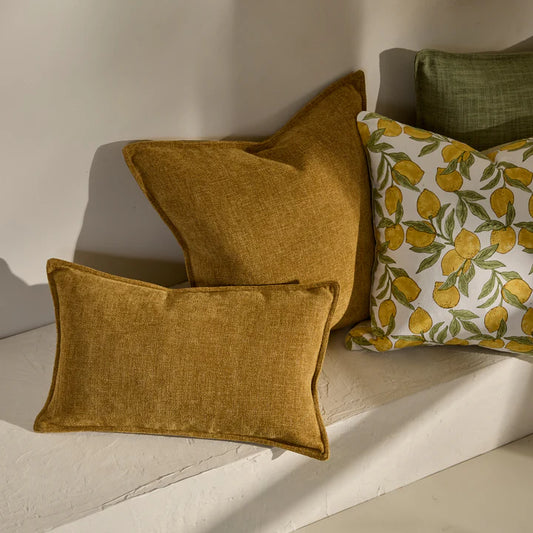Theo Cushion | Ochre