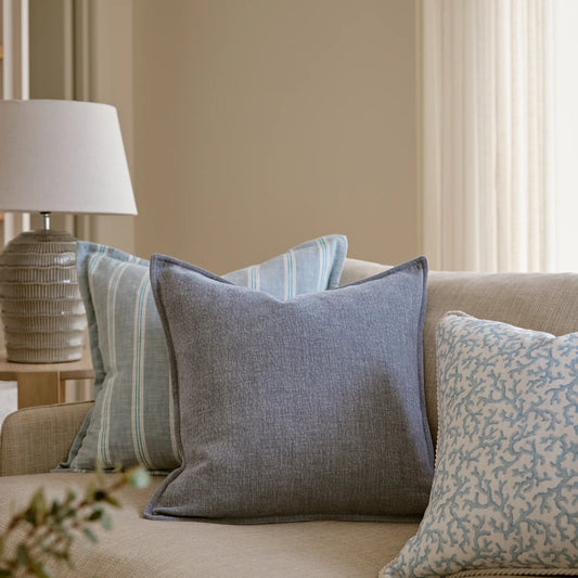 Blake Cushion | Soft Blue