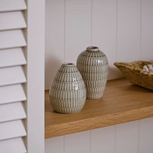 Kyoto Sea Foam Tall Vase