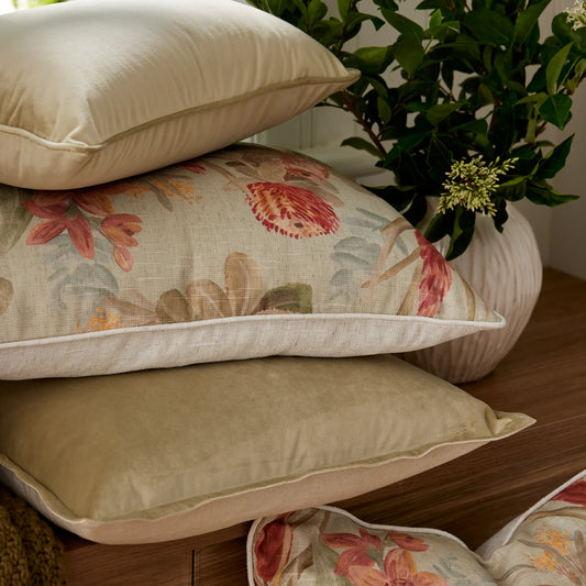 Mira Velvet Cushion | Eucalyptus