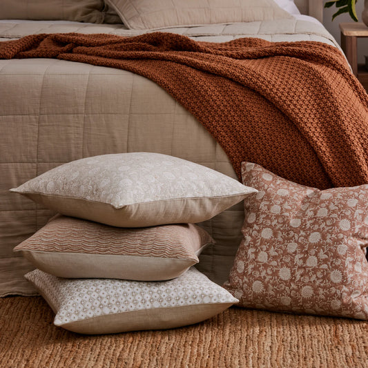 Delilah Cushion | Rust