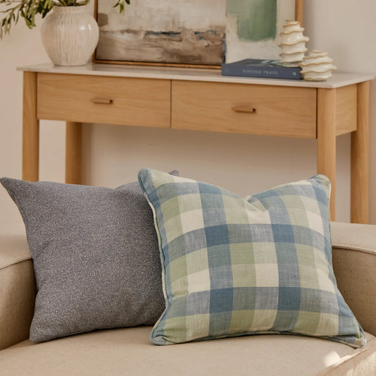 Isaac Cushion | Blue/Seafoam