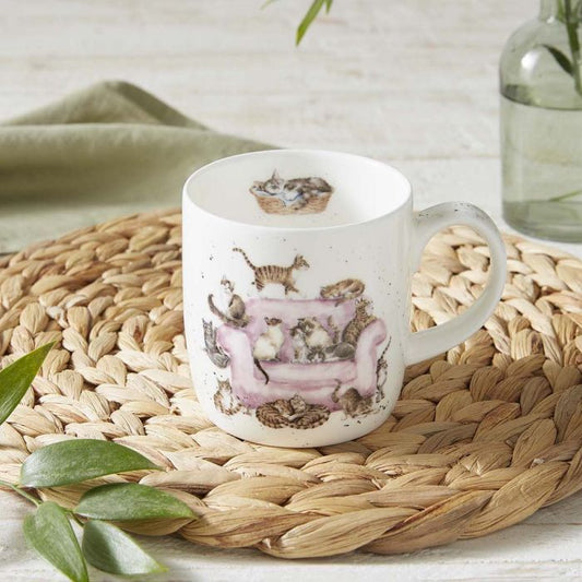Royal Worcester Wrendale Cattitude Mug