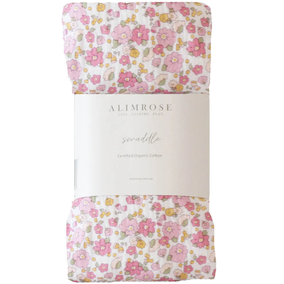 Muslin Swaddle | Rose Garden