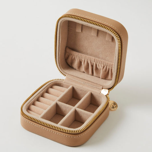 Ambrosia Square Jewellery Case | Nude