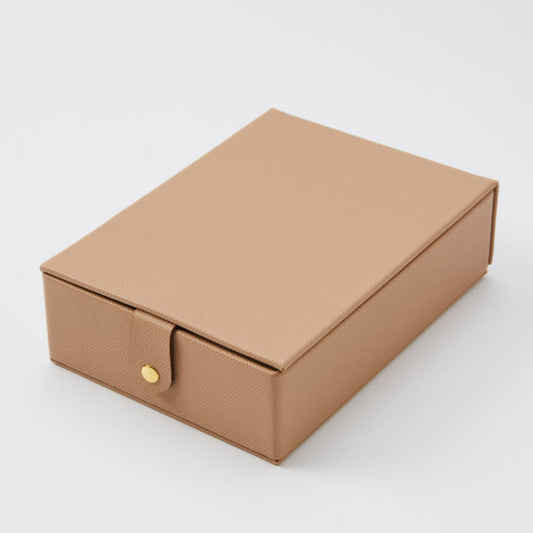 Bijoux Jewellery Box with Mirror | Nude