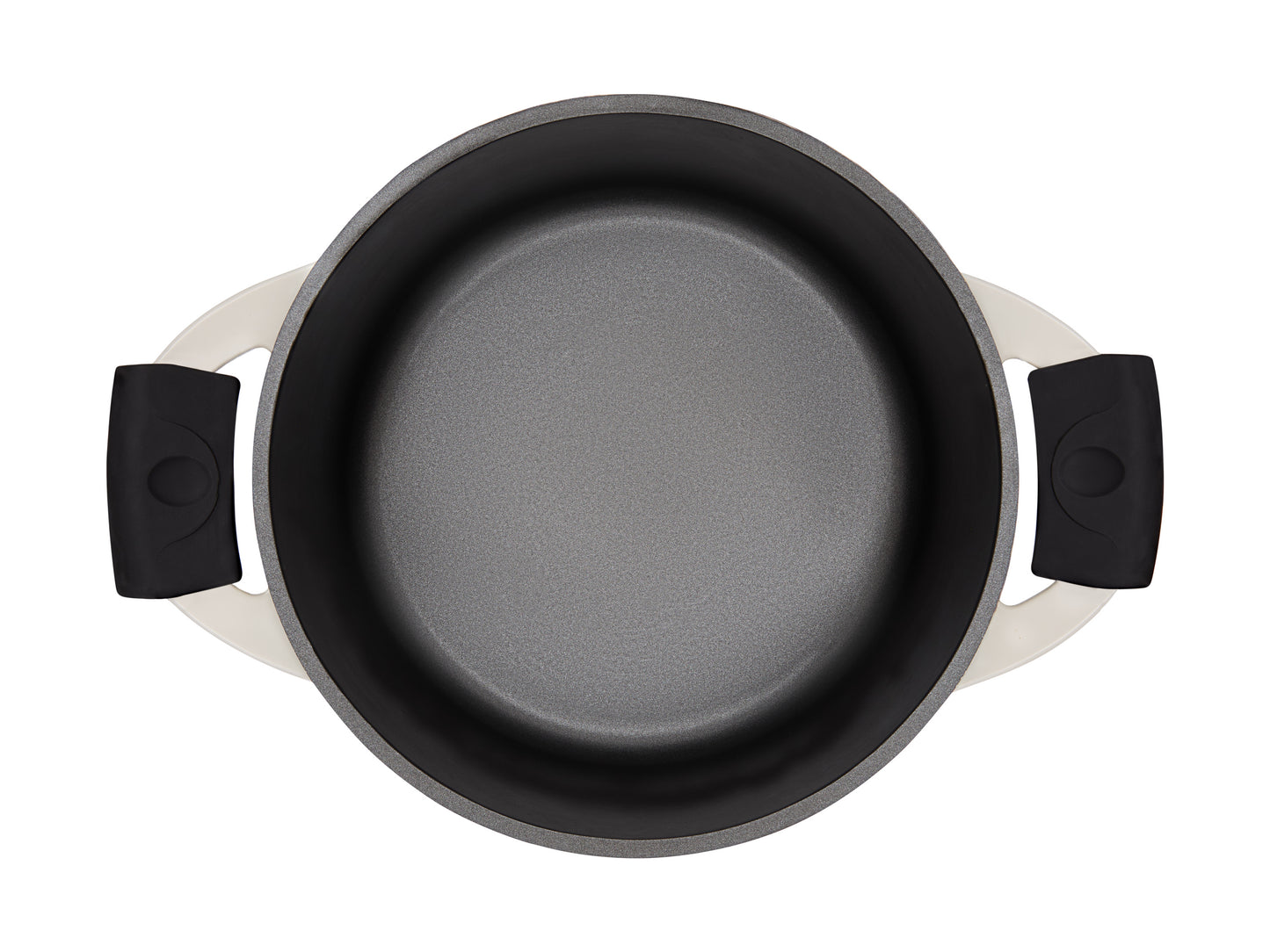 Cast Lite Non Stick Casserole 24cm | 4.2lt Ecru