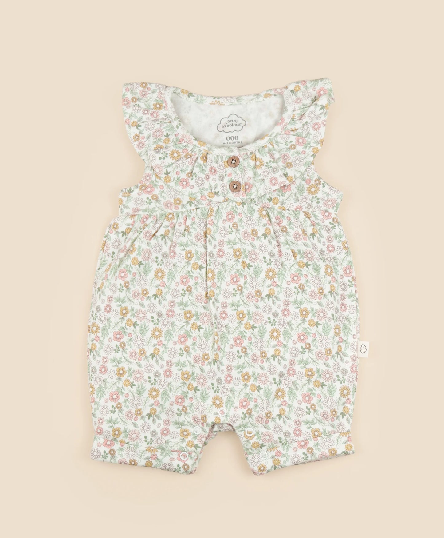 Ruffle Romper - Daisies