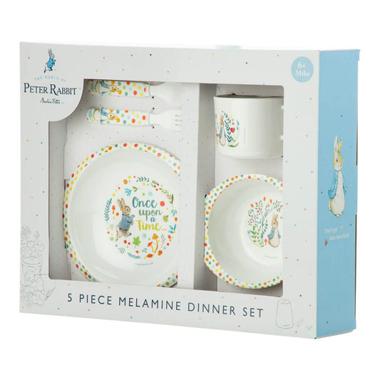 Classic Petter Rabbit 5pc Dinner Set