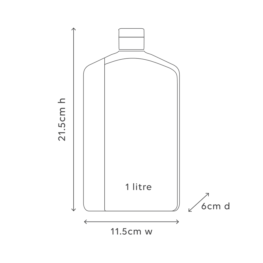 1LT Wash Refill - Willow Gum & Lemon Myrtle