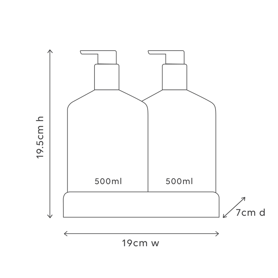 Wash & Lotion Duo + Tray - Willow Gum & Lemon Myrtle