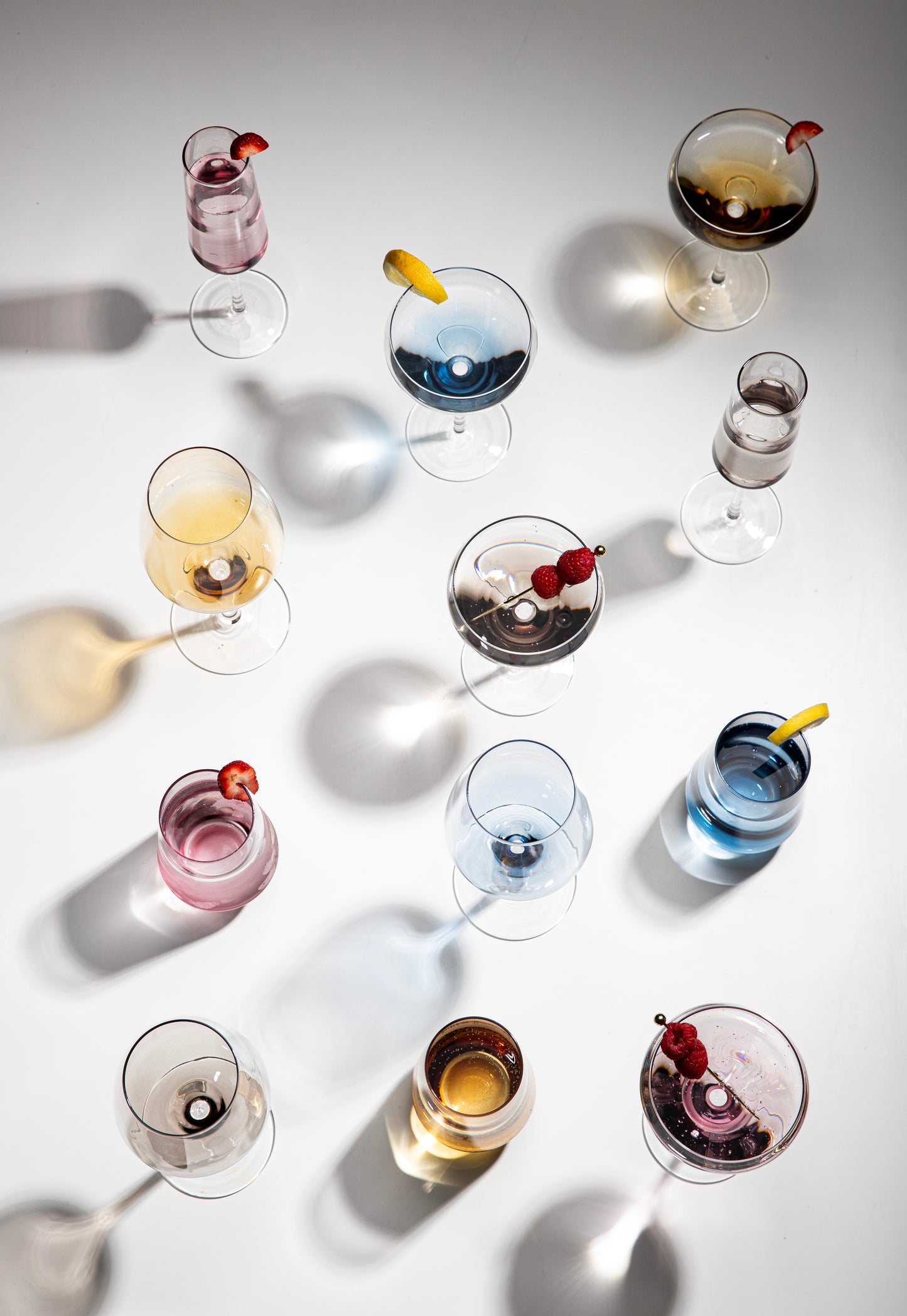 Prism Coupe Glasses | Amber