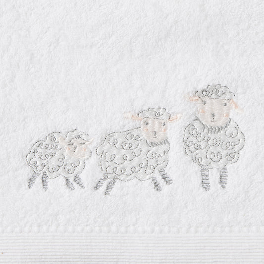 Baby Towel & Washer Set - Sheep Family