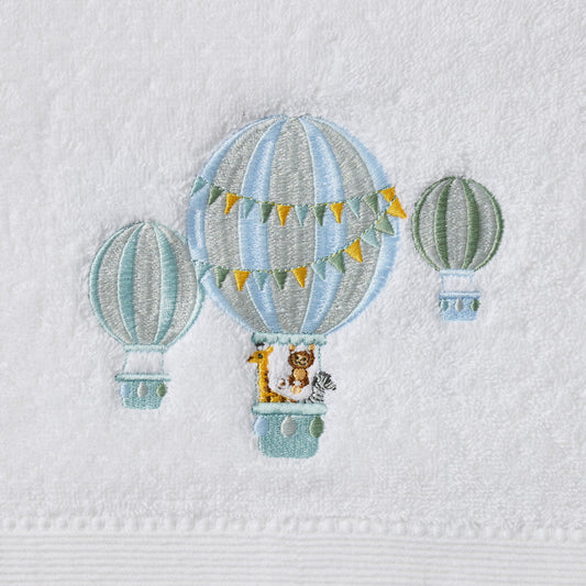 Baby Towel & Washer Set - Balloon Voyage
