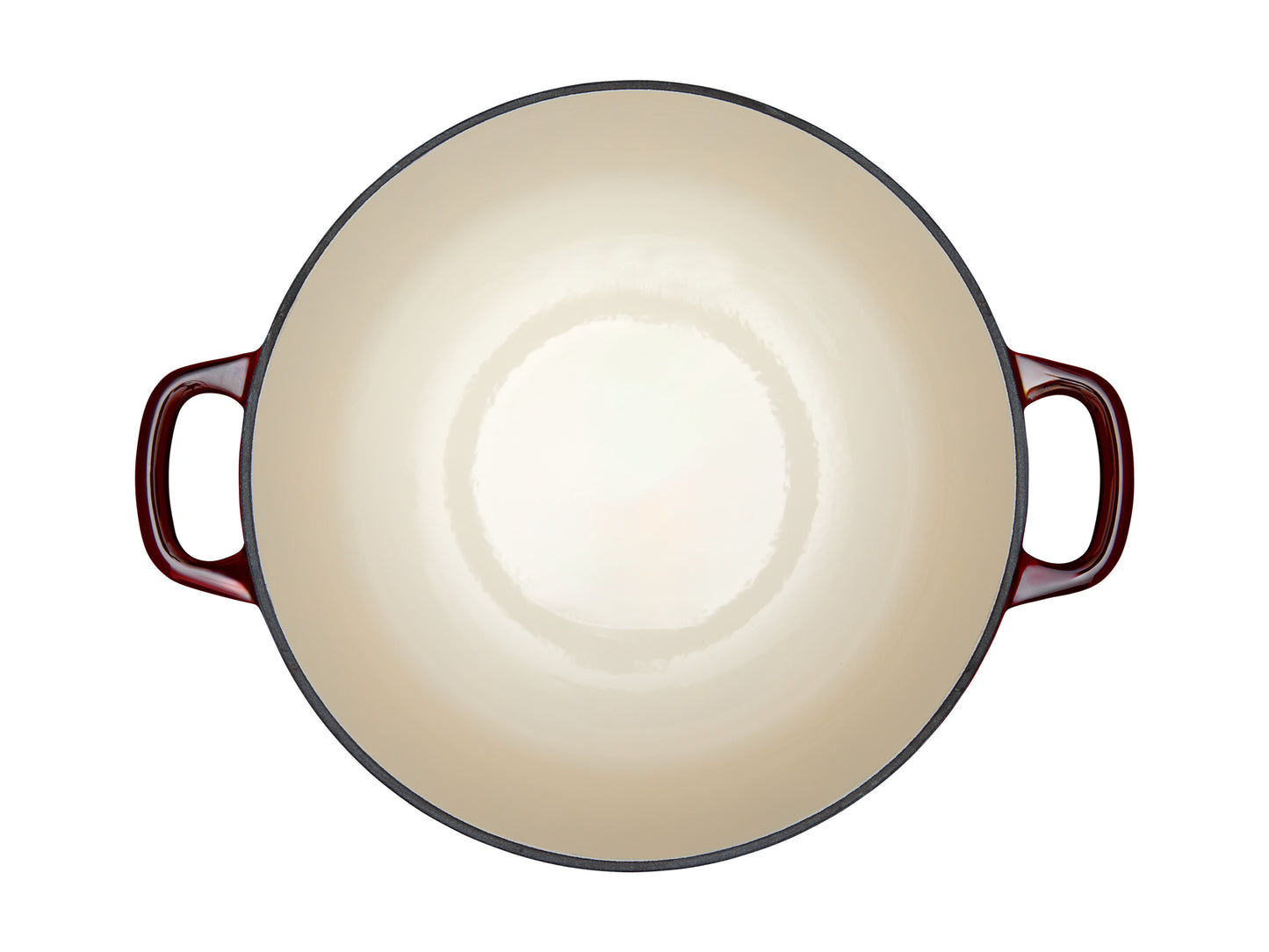 Cast Iron Round Casserole 28cm/6.2lt Merlot
