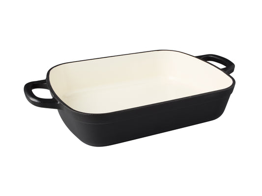 Cast Iron Roaster | 28x21cm/3.0lt Black