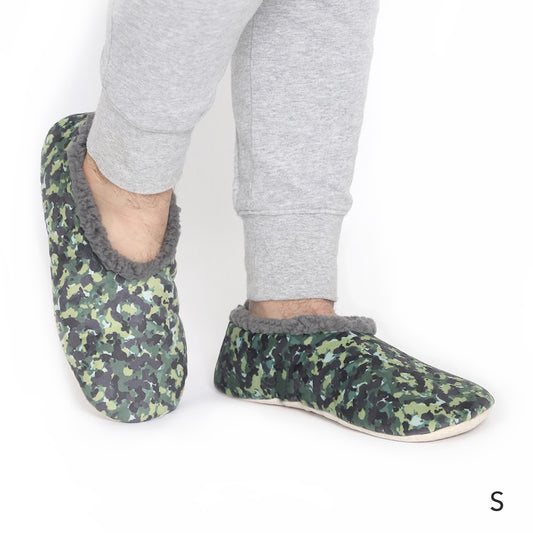SnuggUps Men's Velvet Camo Green