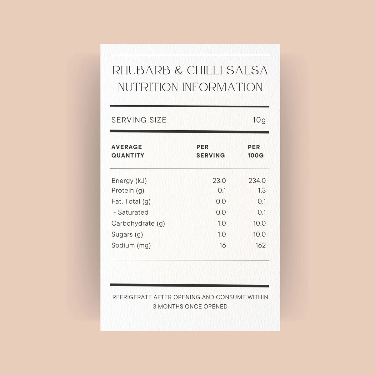 Rhubarb & Chilli Salsa