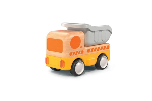 Wooden Friction Dump Truck with Sound & Light