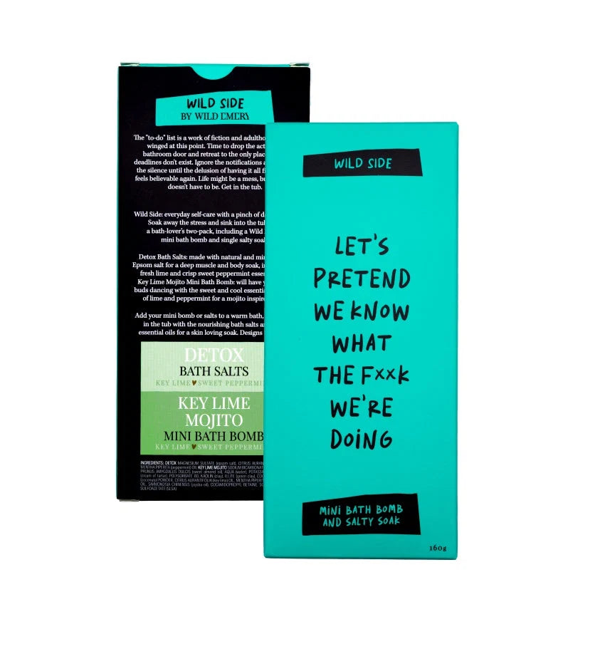 Let's Pretend We Know What the F**k We're Doing - Mini Bath Bomb & Salty Soak