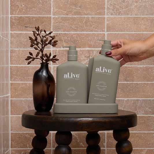 Wash & Lotion Duo + Tray - Willow Gum & Lemon Myrtle