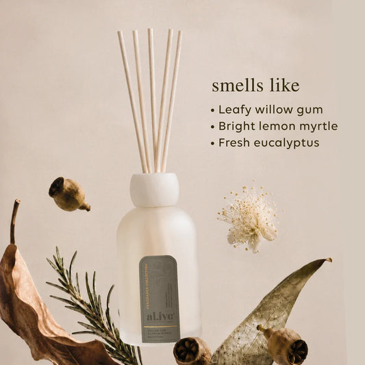 Reed Diffuser - Willow Gum & Lemon Myrtle